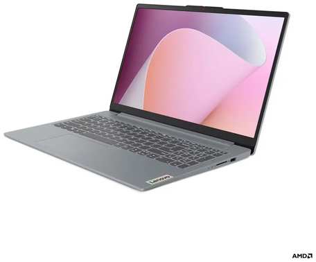 15.6″ Ноутбук Lenovo IdeaPad Slim 3 Ryzen 3 7320U (2.4 ГГц), RAM 8 ГБ, SSD 256 ГБ Radeon 610M, Без ОС, Arctic , Росс клав