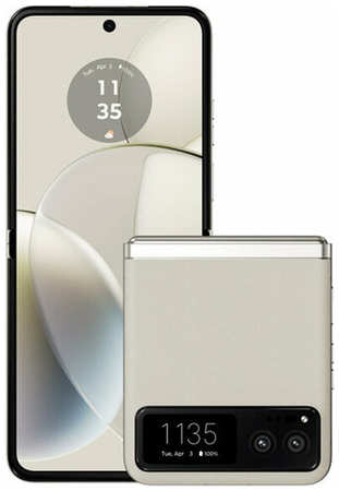 Смартфон Motorola Razr 40 8/256 ГБ, Dual: nano SIM + eSIM, Ванильный Крем 19846210696576
