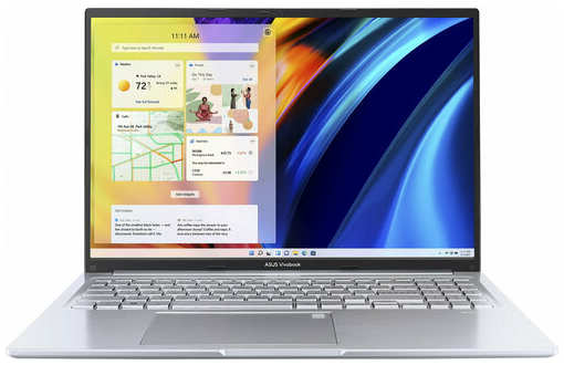Ноутбук Asus VivoBook 16 X1605ZA-MB569 Core i3 1215U 8Gb SSD 512Gb 16 IPS WUXGA (1920x1200) noOS silver WiFi BT (90NB0ZA2-M00VC0)