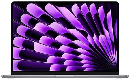 15.3″ Ноутбук Apple MacBook Air 15 2023 2880x1864, Apple M2, RAM 8 ГБ, LPDDR5, SSD 512 ГБ, Apple graphics 10-core, macOS, RU, MQKQ3RU/A, space