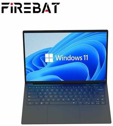 16″ Ноутбук Firebat A16, Intel Celeron N5095 (2.0 ГГц), RAM 16 ГБ, SSD, Windows Home, Английская клавиатура 19846278015545