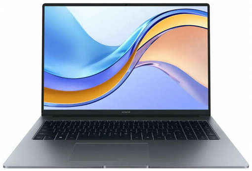 Honor MagicBook X 16 Ноутбук 16″, Intel Core i5-12450H (2.0 ГГц), RAM 16 ГБ, SSD 1000 ГБ, Intel UHD Graphics, Windows 11 Pro, серый, Русско-английская раскладка 19846319137803