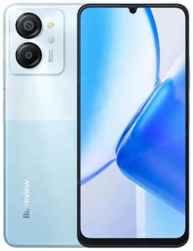 Смартфон Blackview Color 8 8/128 ГБ Global, Dual nano SIM, голубой 19846326437390