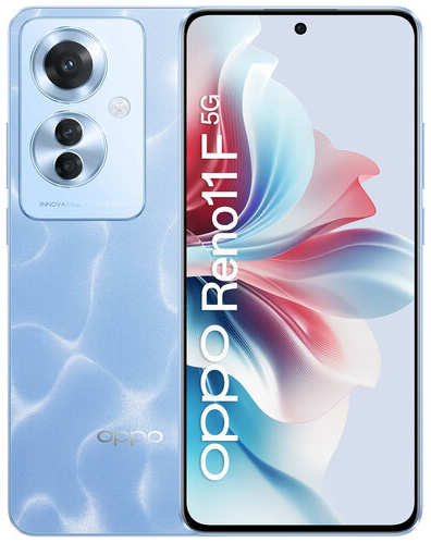 Смартфон OPPO Reno11 F 5G 8/256 ГБ Global для РФ, Dual nano SIM, ocean blue 19846332224595