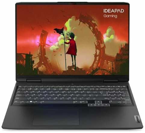 Ноутбук Lenovo IdeaPad Gaming 3 16ARH7 (82SC009XRK) 16″ WUXGA IPS 350N 165Hz/R5-6600H/8Gb/512Gb SSD/RTX 3050 4Gb/без OC/black 19846363391349