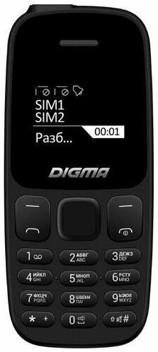 Телефон DIGMA LINX A106 Черный 19846367329643