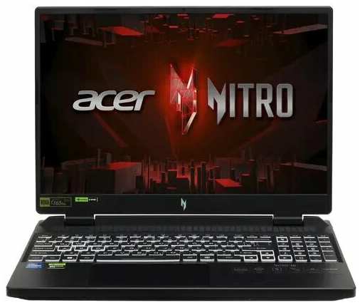 Ноутбук Acer Nitro 16 AN16-41-R5MW 2560x1600, IPS, AMD Ryzen 7 7840H, RAM 16 ГБ, SSD 1000 ГБ, GeForce RTX 4070 8 ГБ, без ОС [NH. QLJCD.001] 19846368914950