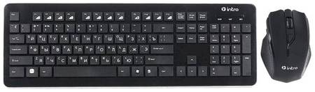 Комплект клавиатура + мышь Intro DW910 Black USB 19846392236