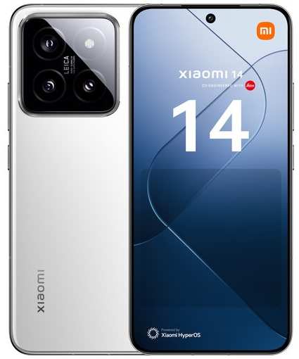 Смартфон Xiaomi 14 12/512 ГБ RU, Dual: nano SIM + eSIM, белый 19846393901902