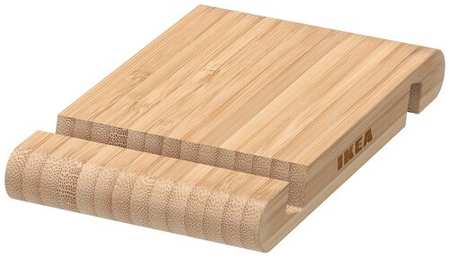 ИКЕА Подставка для смартфона/планшета деревянная ″бергенес″, бамбук