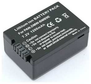 IQZiP Аккумуляторная батарея для фотоаппарата Panasonic Lumix DMC-FZ72, DMC-FZ62 (DMW-BMB9E) 7,2V 1200mAh