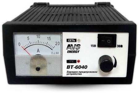 Зарядное устройство - источник питания AVS Energy BT-6040 (12/24В, 20А, пуск) 19846404101501