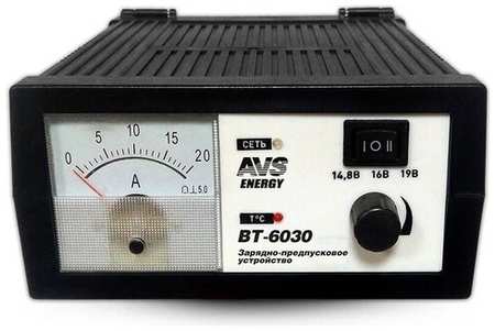 Зарядное устройство - источник питания AVS Energy BT-6030 (12В, 20А, пуск) 19846404101503