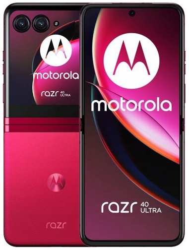 Смартфон Motorola Razr 40 Ultra 8/256 ГБ, Dual: nano SIM + eSIM, viva magenta 19846404607307