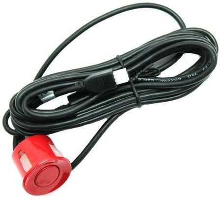 Датчик парктроника (красный) (кабель 2,5 м) AVS 19846404675323