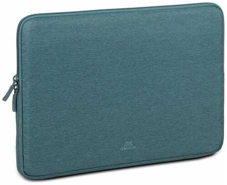 RIVACASE 7703 aquamarine ECO Чехол для ноутбука, ультрабука или планшета 13.3″, для Apple MacBook Pro/MacBook Air 13 из водоотталкивающей ткани