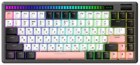 Клавиатура Dareu A84 Pro White-Black, Blue Sky V3 Switch (Hot-Swap) 19846405049170