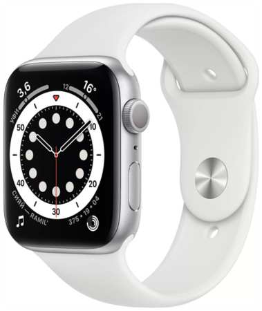 Умные часы Apple Watch Series 6 40 мм Steel Case GPS + Cellular, золотистый/deep navy sport band 19846406104923