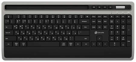 OKLICK Клавиатура Оклик 860S серый/черный USB беспроводная BT/Radio slim Multimedia (подставка для запястий) (1809323) 19846406365477