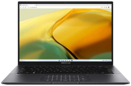 Ноутбук Asus Zenbook 14 UM3402YA-KP601 14″(2560x1600) AMD Ryzen 5 7530U(2Ghz)/16GB SSD 512GB/ /No OS/90NB0W95-M010Z0