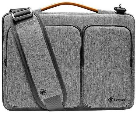 Сумка Tomtoc Defender Laptop Shoulder Bag A42 для ноутбуков 13-13.3″/Macbook Pro 13″/Air 13″ серая (A42-C01G) 19846410137788