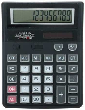 MikiMarket Калькулятор настольный, 12 - разрядный, SDC - 885 19846410339711