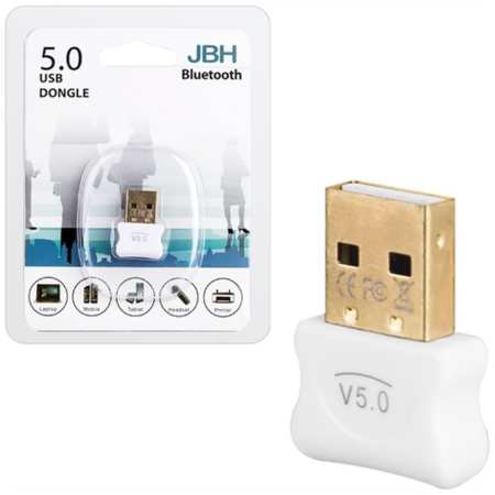 Poli-shop Адаптер Bluetooth 5.0 / Блютуз для компьютера / Адаптер USB Bluetooth / USB Dongle