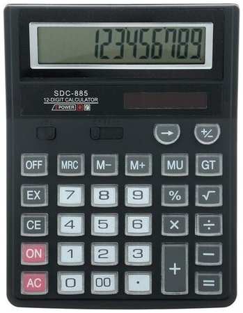 Калькулятор настольный, 12 - разрядный, SDC - 885 19846410790558