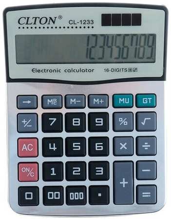 Калькулятор настольный, Clton CL-1233, 16-разрядный 19846410790559