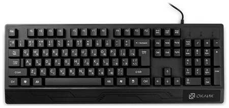 Клавиатура Oklick 115M, USB, черный 19846416308695