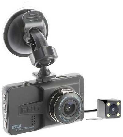 Видеорегистратор Cartage 2 камеры, HD 1920×1080P, TFT 3.0, обзор 160° 19846416517655