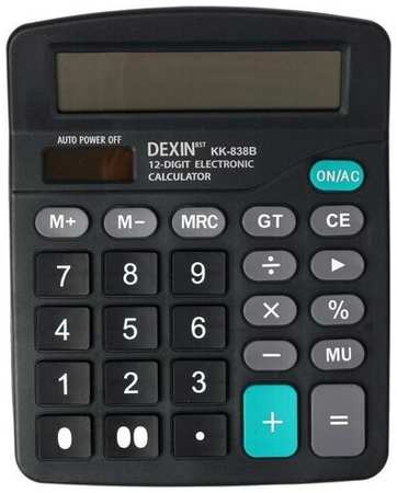 Сима-ленд Калькулятор настольный 12-разрядный 838B двойное питание 588174