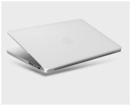 Чехол Uniq Claro Slim Hardshell для MacBook Pro 14 M1 2021 прозрачный-матовый 19846419118227