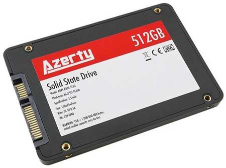 Жесткий диск SSD (твердотельный) для ноутбука 2.5″ Azerty Bory R500 512G 19846419213894