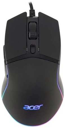 Мышь Acer, мышь игровая, мышь оптическая, мышь проводная, USB, мышь 6400 dpi, ускорение 20 G, мышь черного цвета 19846420510194