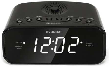 Радиобудильник Hyundai H-RCL221, черный 19846421052047