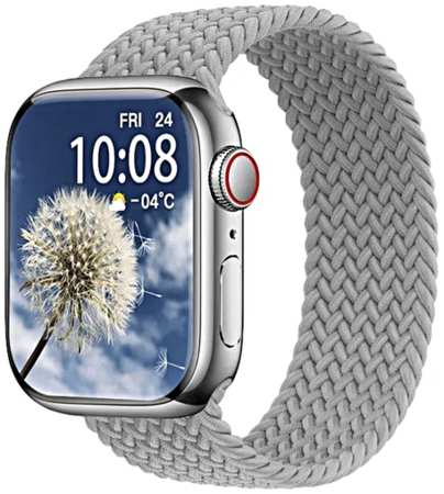 TWS Умные часы HW9 PRO MAX Smart Watch AMOLED 2.2, iOS, Android, 3 Ремешка, Голосовой помощник, Bluetooth, Черный, WinStreak 19846423193053