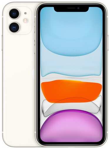 Смартфон Apple iPhone 11 64 ГБ, Dual nano SIM, белый 19846423384916