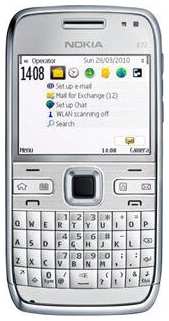 Телефон Nokia E72, 1 SIM, white navi 19846423502411