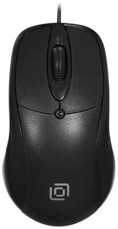 Мышь Oklick, мышь оптическая, мышь проводная, USB, мышь 1000 dpi, мышь черного цвета 19846423805046
