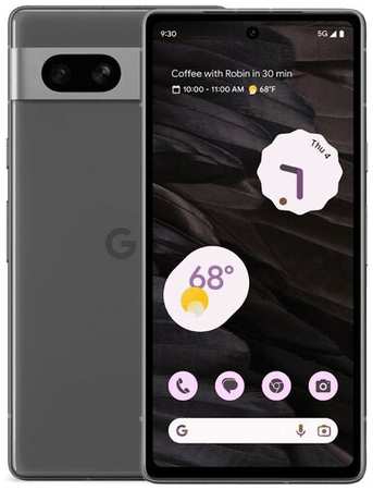 Смартфон Google Pixel 7A 8/128 ГБ AU, Dual: nano SIM + eSIM, charcoal 19846424356881