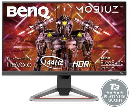 BenQ Монитор LCD 27' 16:9 3840x2160(UHD 4K) IPS,165 Гц, 300cd/m2, H178°/V178°, 1000:1, 1.07B, 1ms, HDMI, DP, Height adj, Pivot, Swivel, Speakers, Black