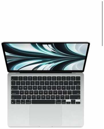 13.6″ Ноутбук Apple MacBook Air 13 2022 RAM 8 ГБ, SSD 256 ГБ, Apple graphics 8-core, macOS, MLY13, серебристый, Российская клавиатура(Гравировка) 19846429324151