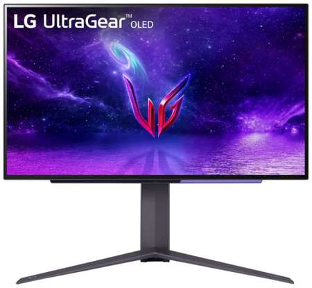 26.5″ Монитор LG 27GR95QE, 2560x1440, 240 Гц, OLED, Ростест (EAC), фиолетовый cерый 19846429425590