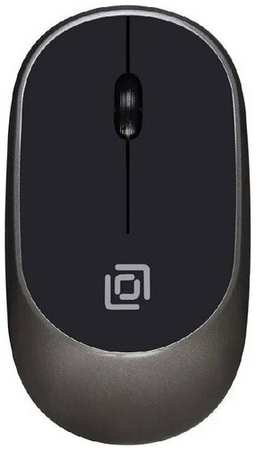 Мышь Oklick, мышь оптическая, мышь беспроводная, USB, мышь 1000 dpi, мышь черного и серого цветов 19846429843471