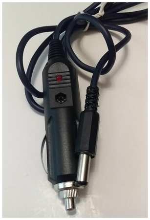 Шнур автоприкуривателя штекер с предохранителем и LED индикатором Rexant на штекер питания 2,5*5,5 19846432856031