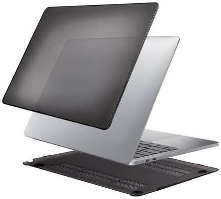 Защитный чехол накладка для MacBook Pro 14 A2442 2021 Toughshell HardCase из поликарбоната, цвет кристалл черный 19846433804341