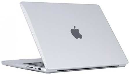 Защитный чехол накладка для MacBook Pro 14 A2442 2021 Toughshell HardCase из поликарбоната, цвет кристалл прозрачный 19846433804380