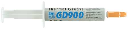 STEEL Термопаста GD900 в шприце 1 грамм, теплопроводность 4.8 Вт/мК 19846435062143