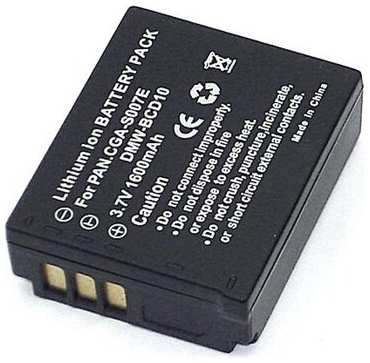 OEM Аккумуляторная батарея для фотоаппарата Panasonic Lumix DMC (CGA-S007) 3,7V 1600mAh 19846435383398